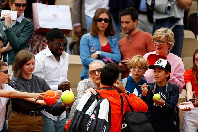 French Open 2019 (Lindsey Vonnová, Novak Djokovič)