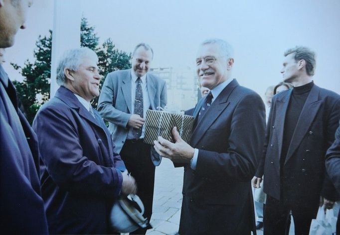 Václav Klaus při své další návštěvě v roce 1997.