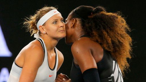 Serena Williamsová a Lucie Šafářová