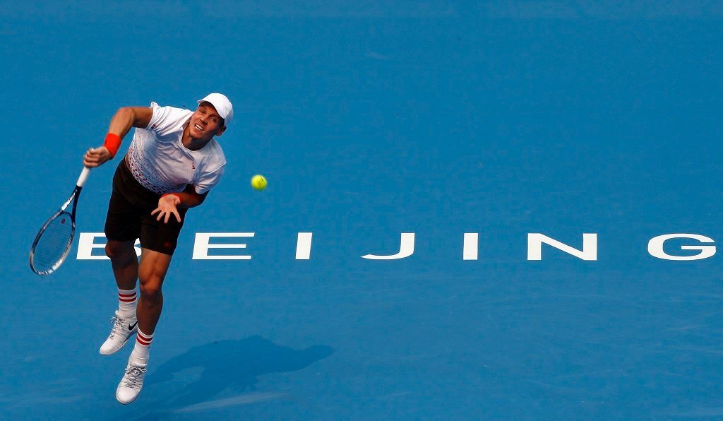 Tomáš Berdych na tenisovém turnaji v Pekingu