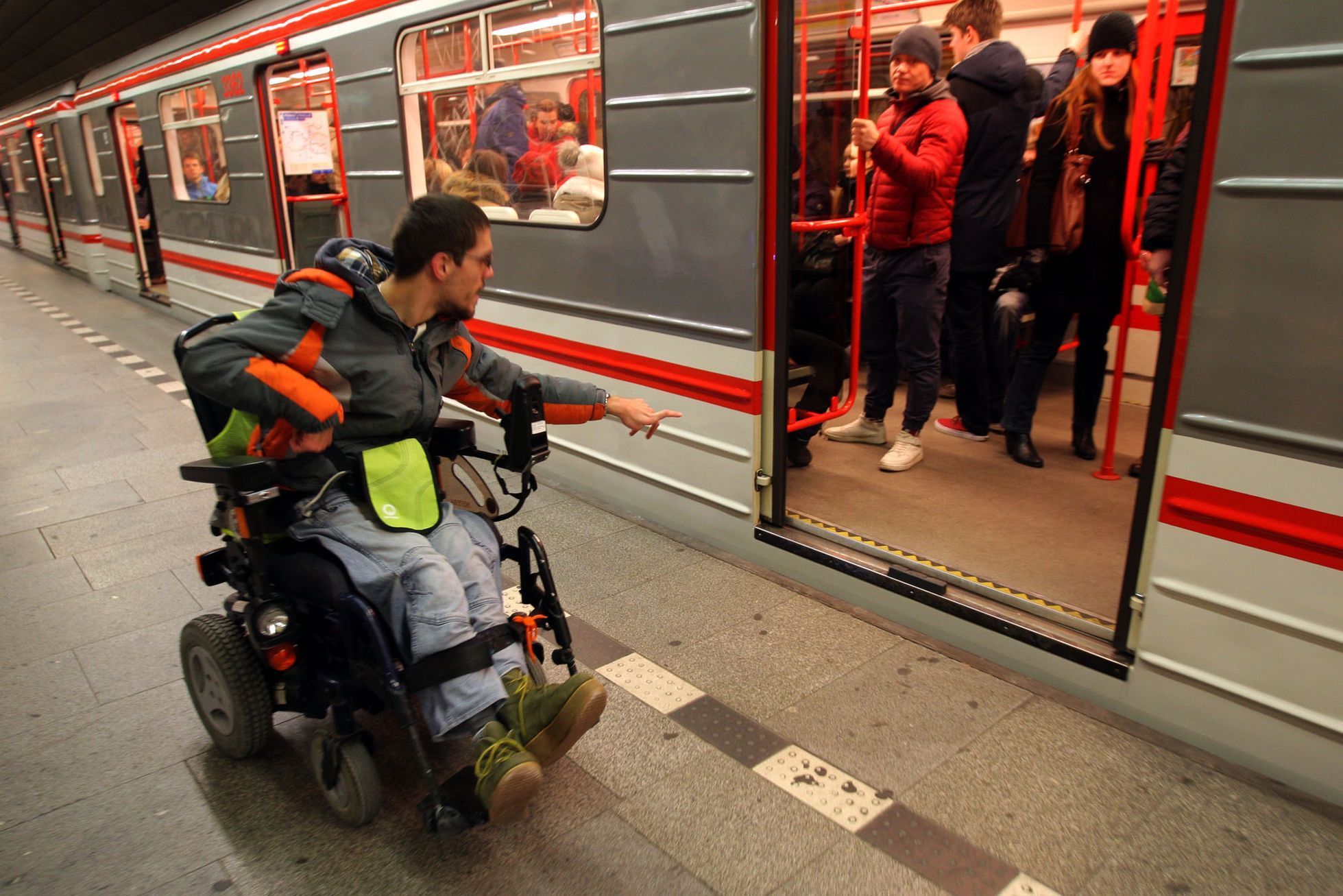 Výtah do metra Můstek