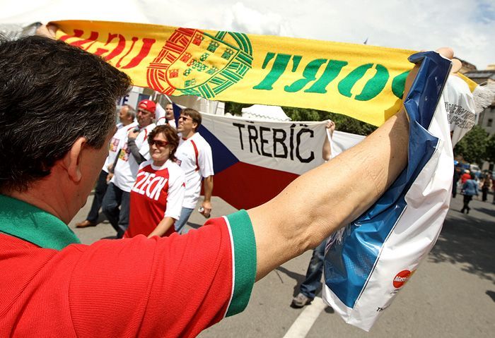 Fanoušci v Ženevě