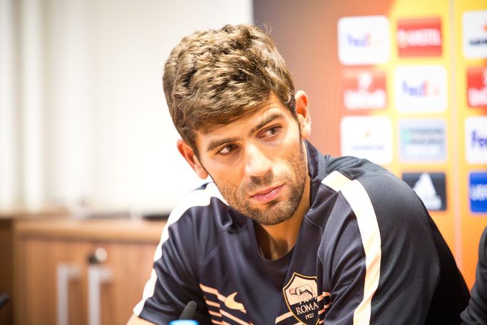 FC Viktoria Plzeň vs. AS Řím, tisková konference, trénink, Federico Fazio