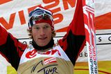 Nor Simen Oestensen dojel ve sprintu druhý a celkově zbavil zlatého čísla dosud vedoucího muže Tour de Ski Lukáše Bauera.