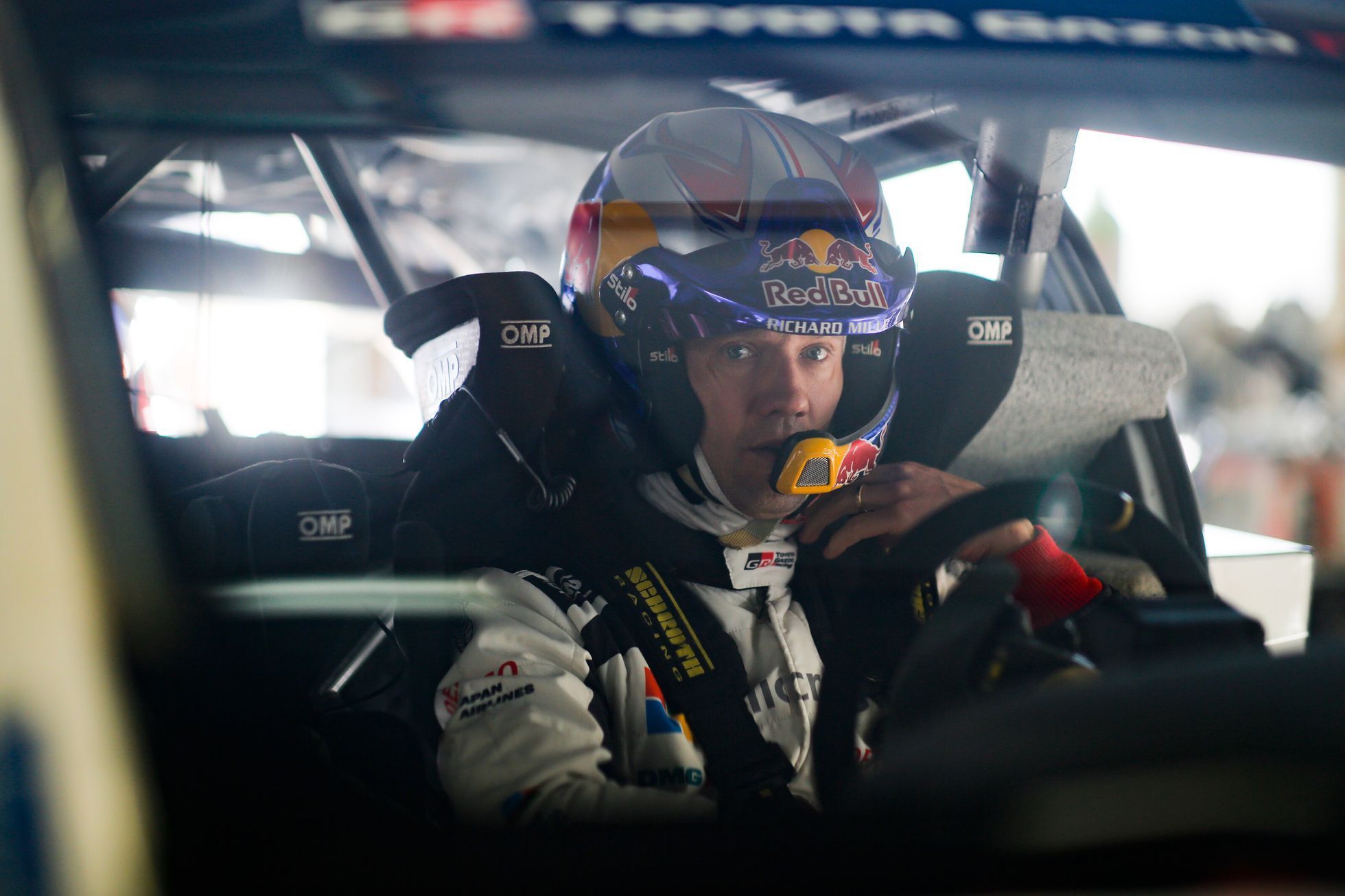 Sébastien Ogier při testech Toyoty Yaris WRC před Rallye Monte Carlo 2020