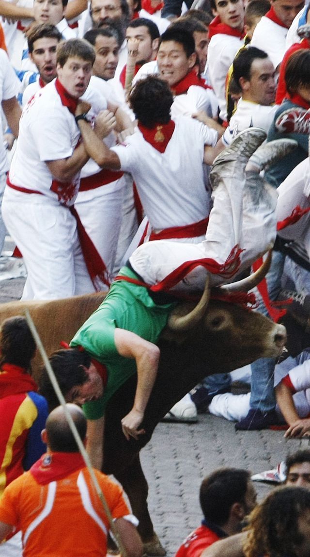Španělsko Pamplona býci 2
