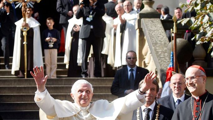 Benedikt XVI. byl v Praze před dvěma a půl lety.