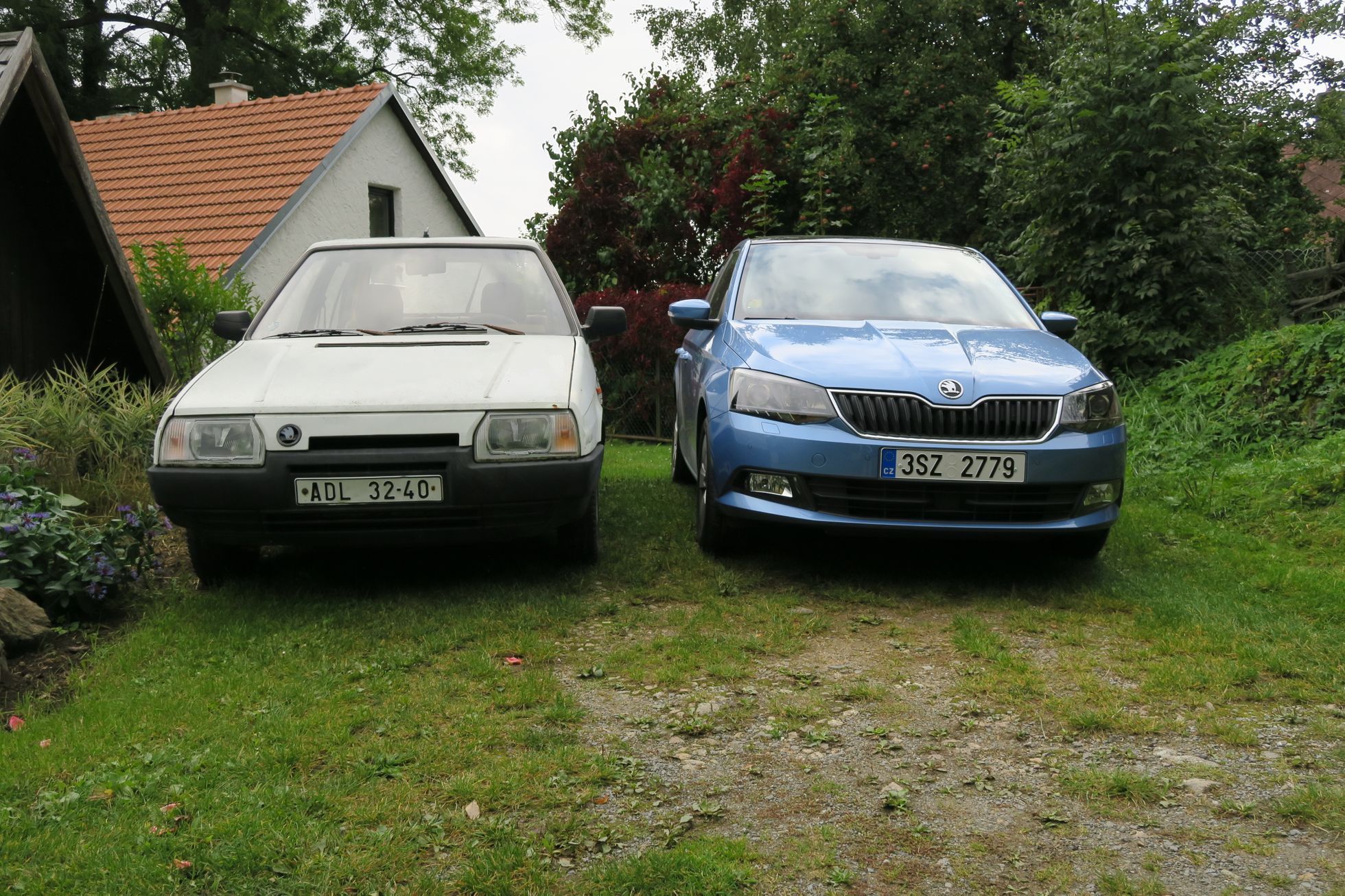 Škoda Fabia vs. Škoda Favorit