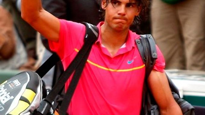Rafael Nadal po porážce na French Open
