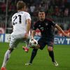 LM, Bayern Mnichov - Plzeň: Toni Kroos - Václav Procházka