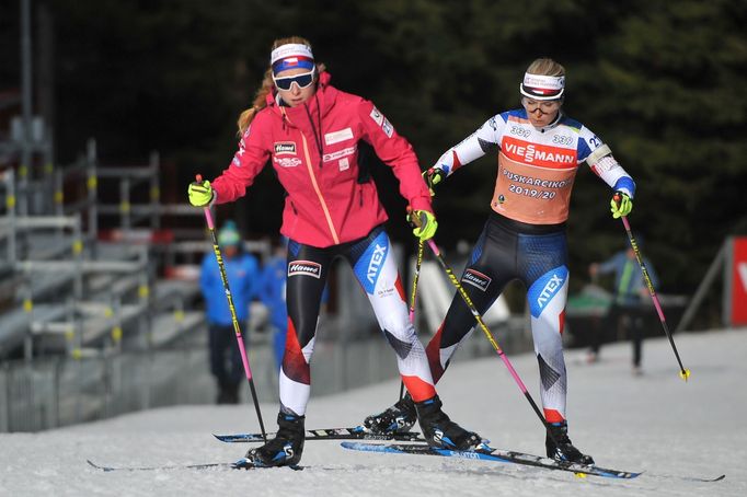 Biatlon, trénink, Nové Město na Moravě, Světový pohár, Davidová, Puskarčíková