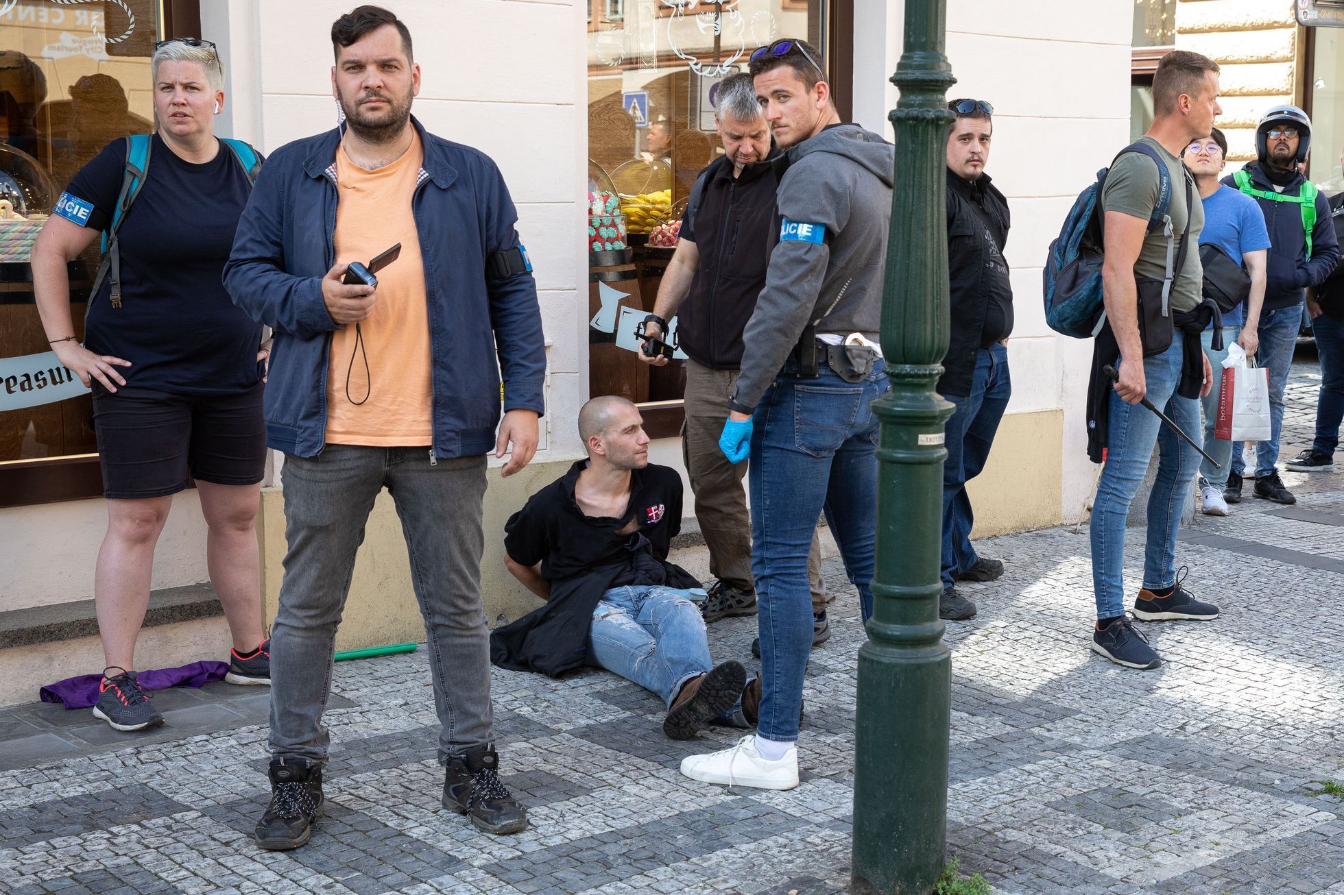 Nepokoje fanoušků před finále EKL Fiorentina - West Ham