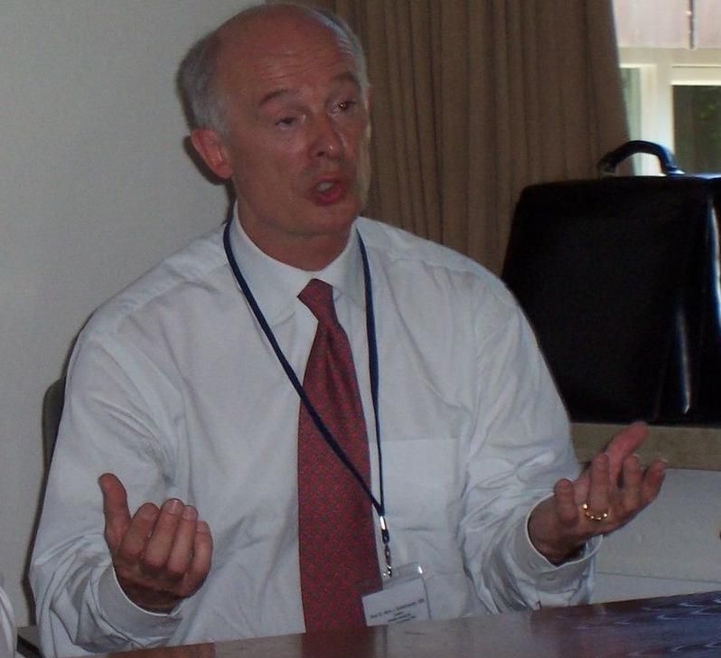 Profesor Hans Joachim Schellnhuber, ředittel ústavu pro klimatické změny v Postupimi