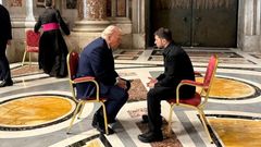 Donald Trump, Volodymyr Zelenskyj, bazilika sv. Petra, Vatikán, setkání