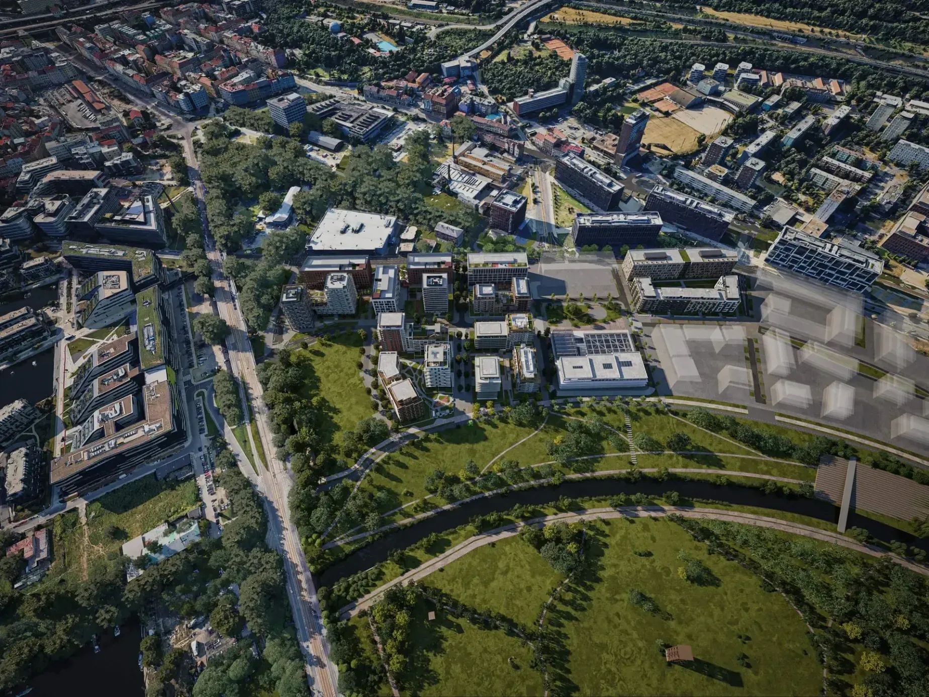 nový rohan, stavba, karlín