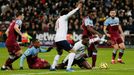 Soccer Football - Premier League - West Ham United v Liverpool - London Stadium, London, Britain - January 29, 2020   West Ham United's Issa Diop fouls Liverpool's Divock