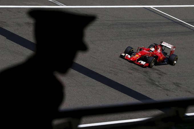 F1, VC Číny 2015: Sebastian Vettel, Ferrari.