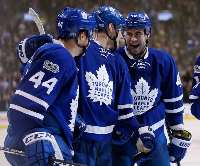 Morgan Reilly, Roman Polák a Nazem Kadri