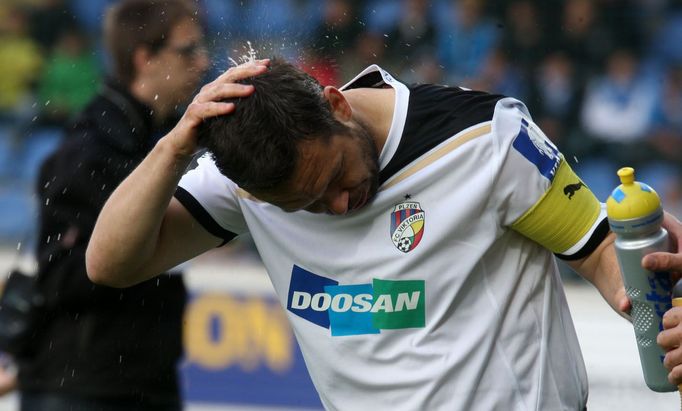 Pavel Horváth v utkání Liberec - Plzeň