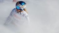 Ester Ledecká v závodě super-G žen na MS v Saalbachu 2025