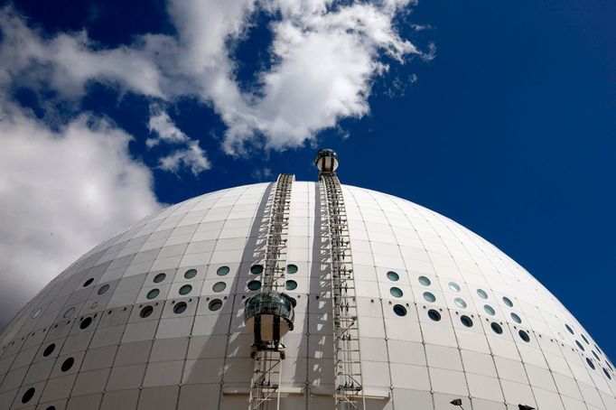 Globe Arena před MS 2013