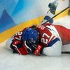 Zraněná Tereza Radová ve čtvrtfinále ZOH 2022 v Pekingu Česko - USA