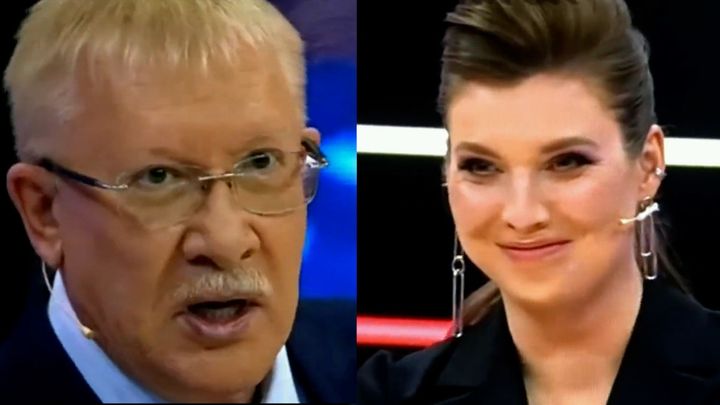 Unést Fialu a jemu podobné? Putinovu moderátorku pobavil nápad ruského poslance; Zdroj foto: Julia Davis/Russian Media Monitor
