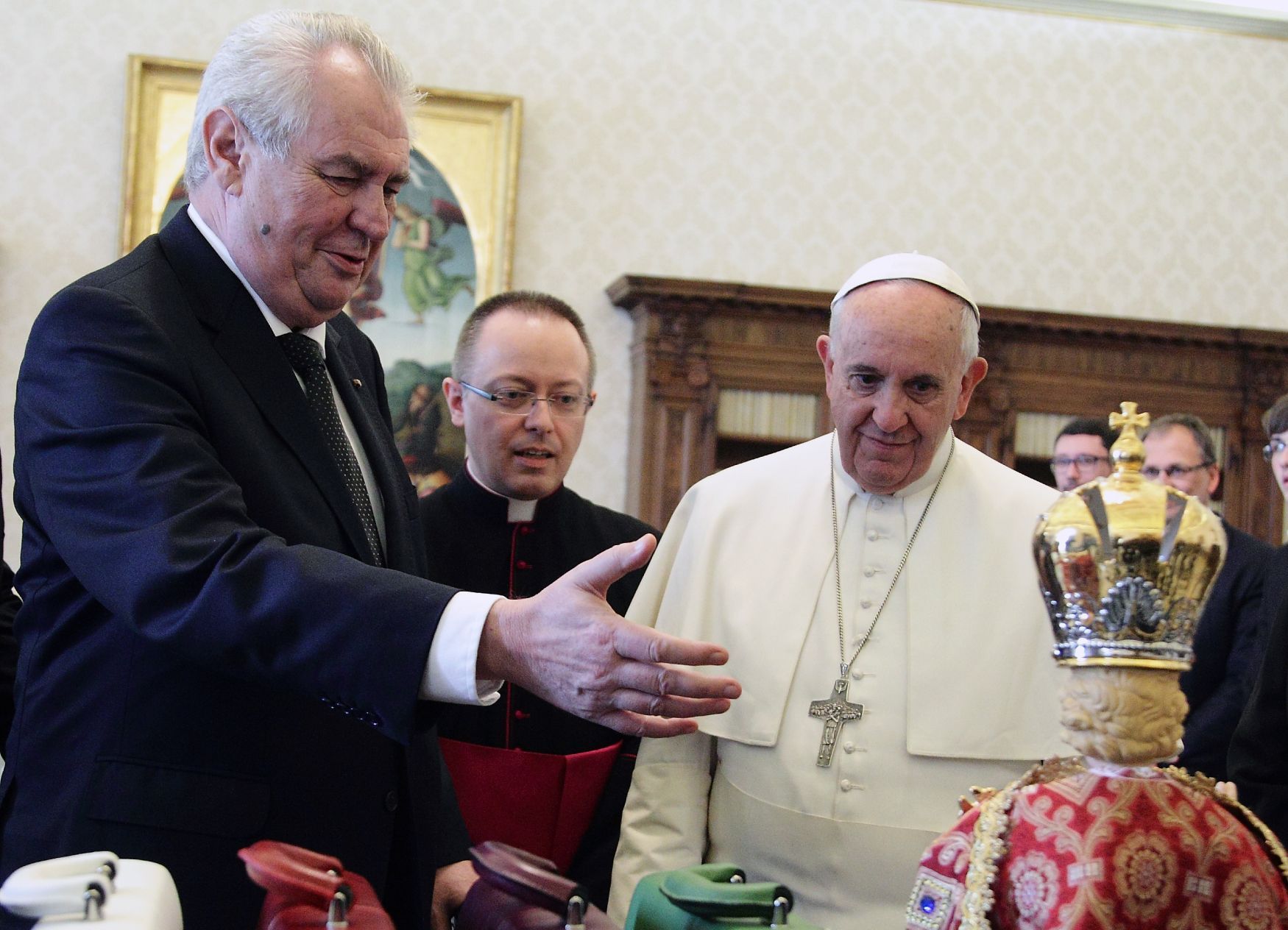Miloš Zeman a papež František