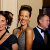 Kate Beckinsale smiles backstage during the 72nd Golden Globe Awards in Beverly Hills
