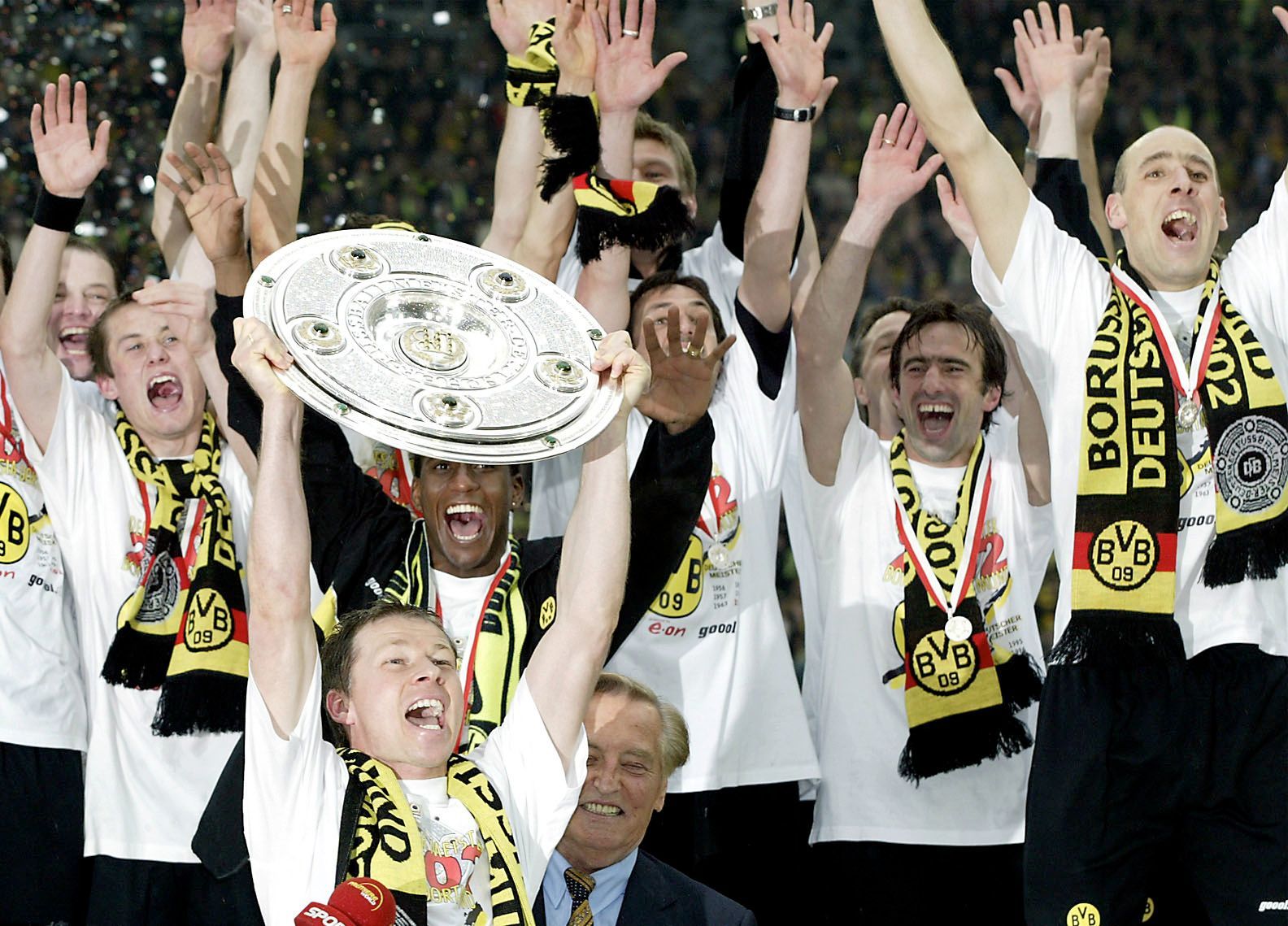 Tomáš Rosický a Jan Koller, Borussia Dortmund (titul 2002)