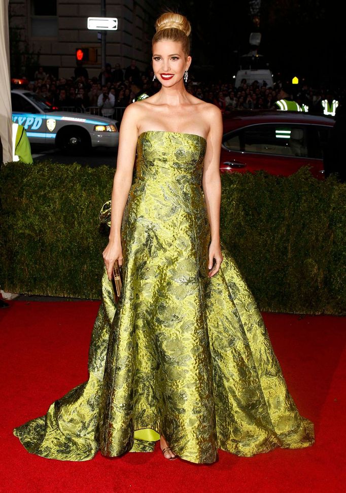 Ivanka Trump arrives at the Metropolitan Museum of Art Costume Institute Gala Benefit in New York