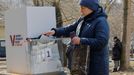 V okupovaných oblastech začaly ruské volby předčasně.