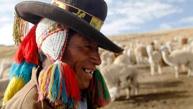 Hlasy chudého andského indiánského obyvatelstva budou mít ve volbách velkou váhu