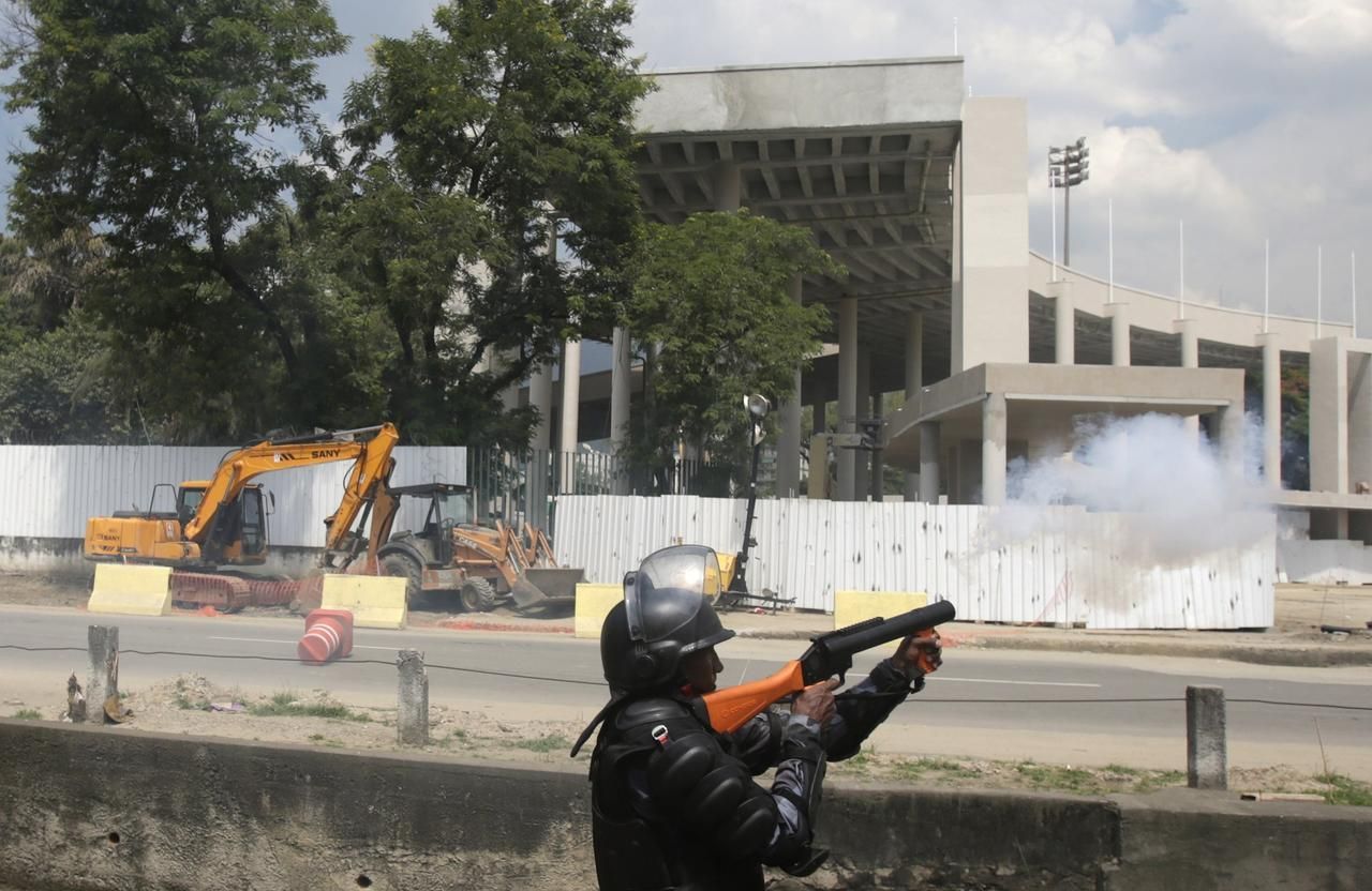 Fotogalerie: Boj brazilských indiánů proti vystěhování