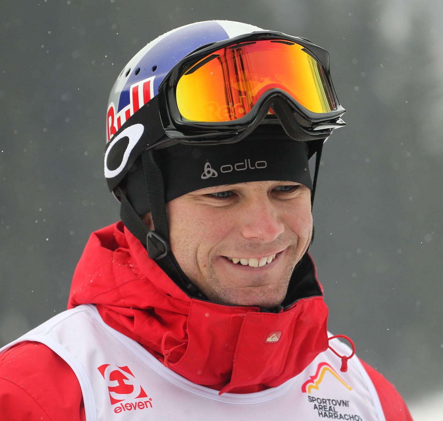 Vavřinec Hradilek na lyžařském sjezdu RWE KSN cup 2013