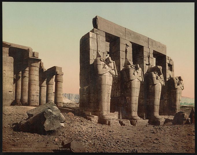 Egypt 1898 - 1905 na fotkách. Z kolekce fotochromových tisků Library of Congress