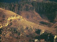 Pohled na město Srebrenica