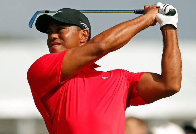 Tiger Woods na British Open 2014