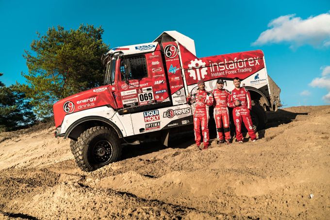 Praga V4S DKR Aleše Lopraise před Rallye Dakar 2020