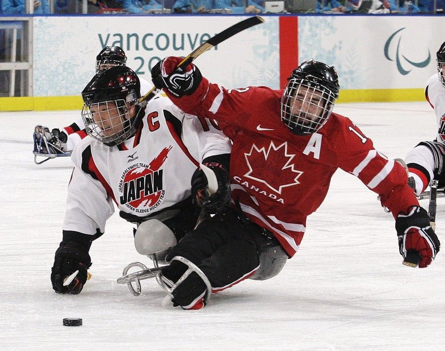 Japonsko - Kanada ve sledge hokeji