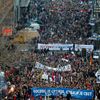 Demonstrace v Bělehradě