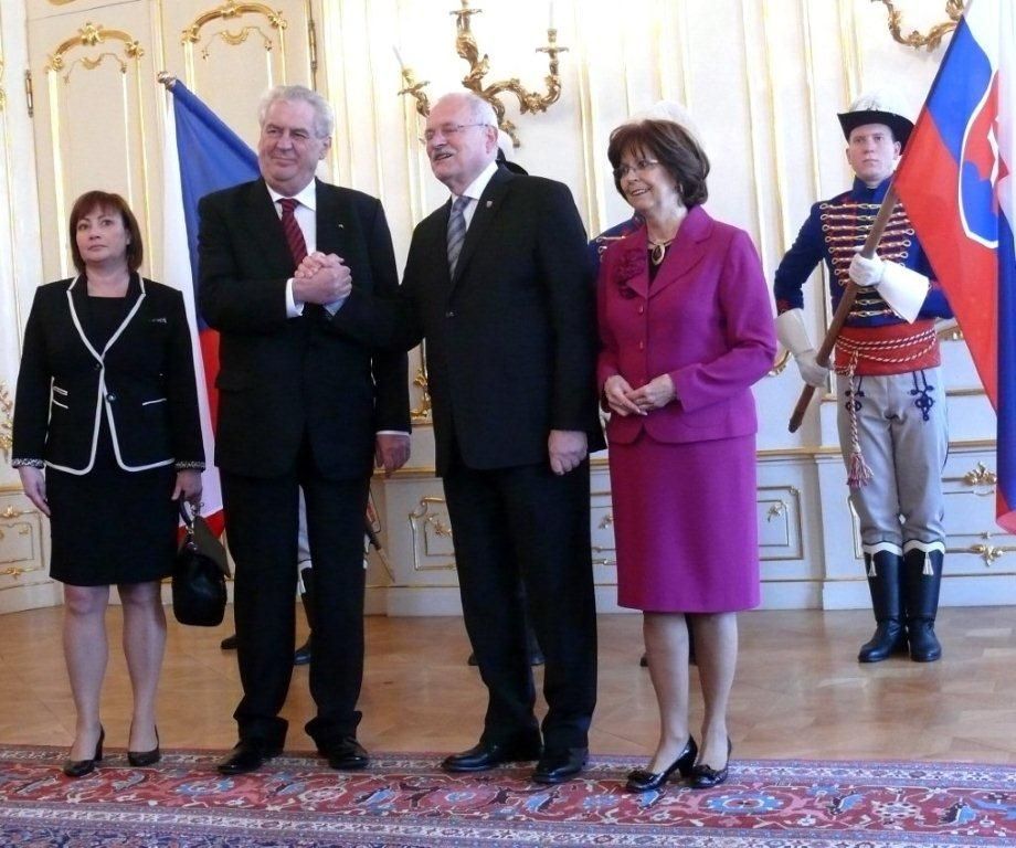 Zeman na návštěvě Slovenska