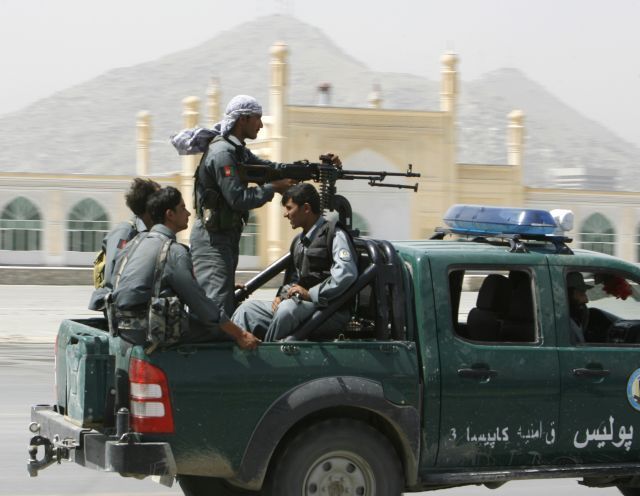 Afghánistán Kábul policie