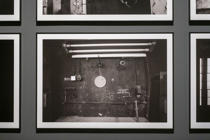 Pohled do výstavy David Lynch: Up in Flames, která je k vidění v pražském DOXu do 8. února 2026.