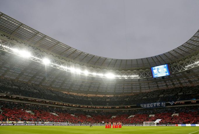 Rusko - Argentina, příprava na MS 2018 (stadion Lužniki v Moskvě)