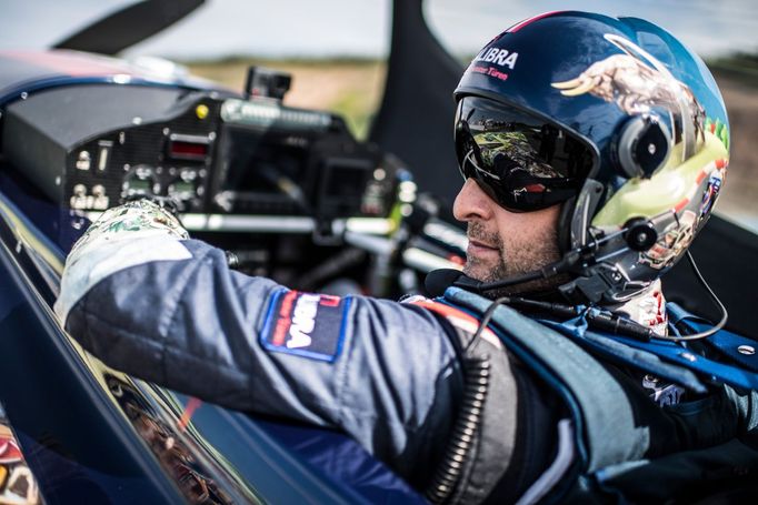 Petr Kopfstein na závodě Red Bull Air Race v Kazani 2018