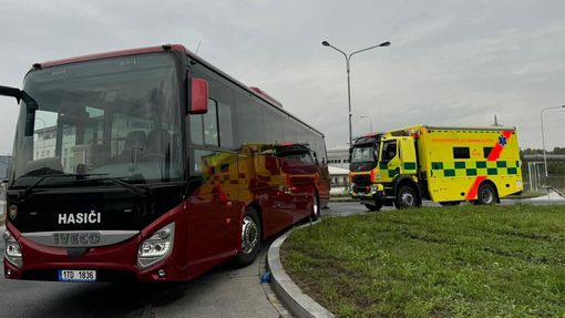 Evakuace v Ostravě-Přívozu.