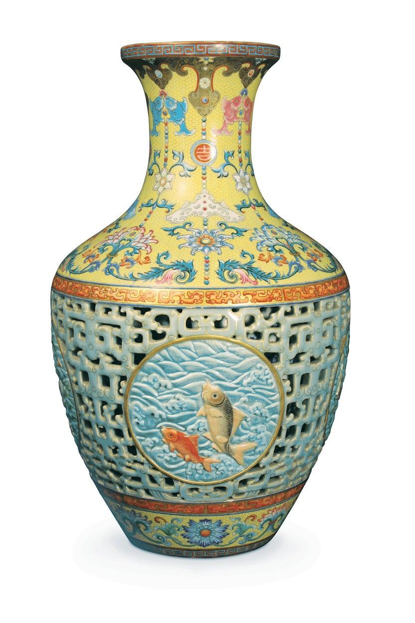 čínská váza Qianlong