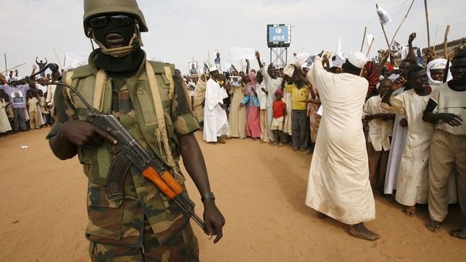 Voják Africké unie v Súdánu - ilustrační foto