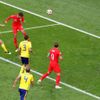 Dele Alli dává gól v zápase Švédsko - Anglie na MS 2018